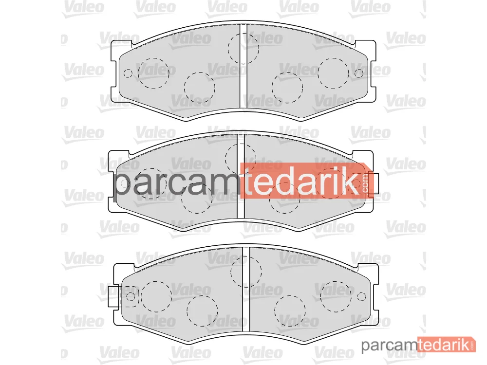 VALEO 670123 | Fren Balatası — Nissan Pick UP, Nissan Vanette Cargo, Nissan Laurel
